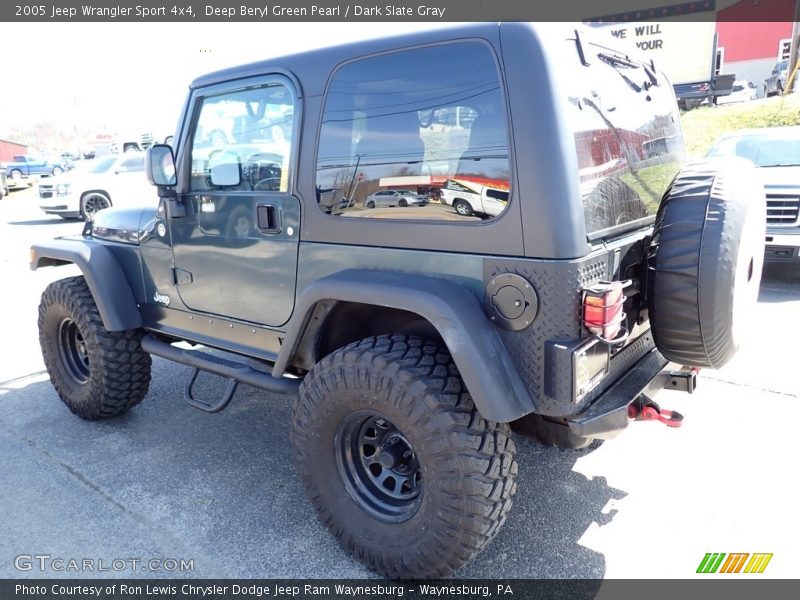 Deep Beryl Green Pearl / Dark Slate Gray 2005 Jeep Wrangler Sport 4x4