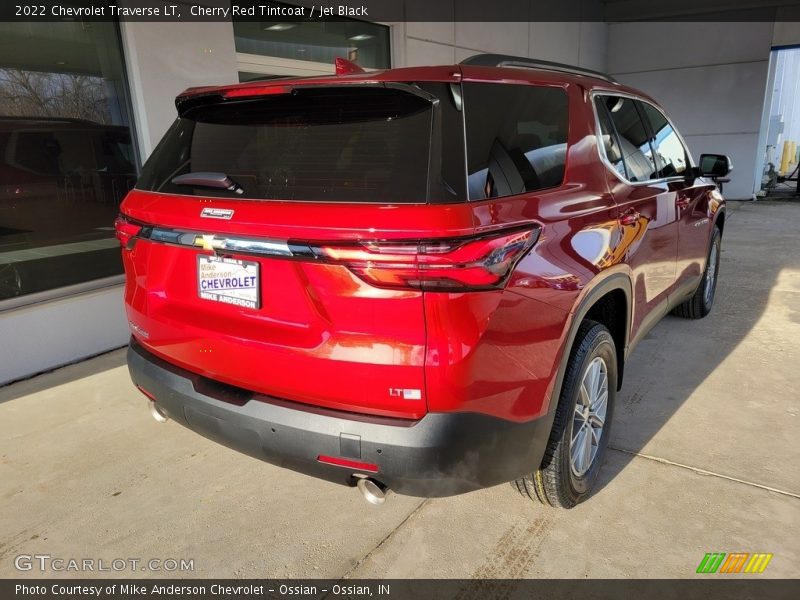 Cherry Red Tintcoat / Jet Black 2022 Chevrolet Traverse LT