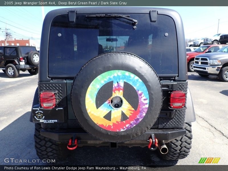 Deep Beryl Green Pearl / Dark Slate Gray 2005 Jeep Wrangler Sport 4x4