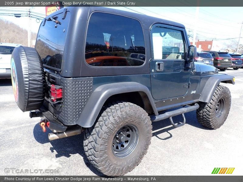Deep Beryl Green Pearl / Dark Slate Gray 2005 Jeep Wrangler Sport 4x4
