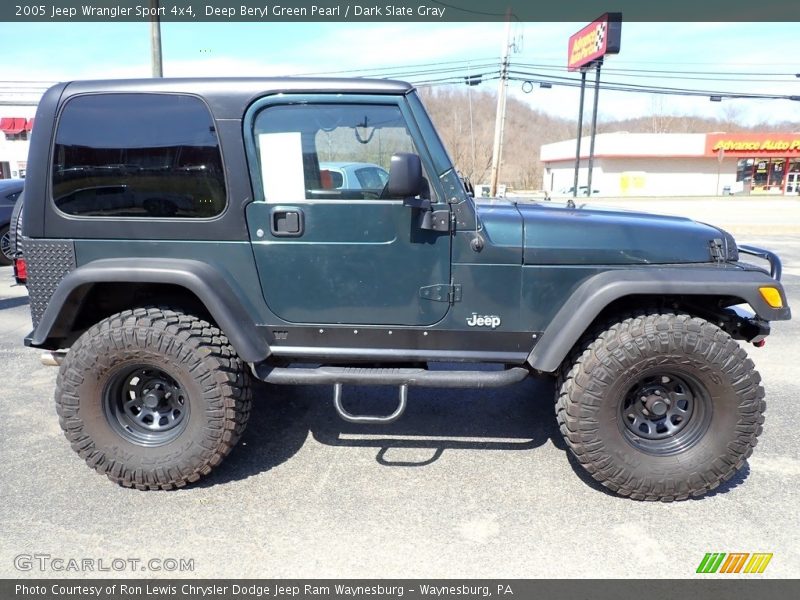 Deep Beryl Green Pearl / Dark Slate Gray 2005 Jeep Wrangler Sport 4x4