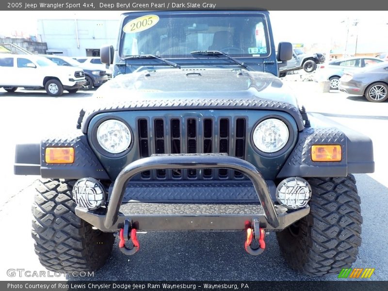 Deep Beryl Green Pearl / Dark Slate Gray 2005 Jeep Wrangler Sport 4x4