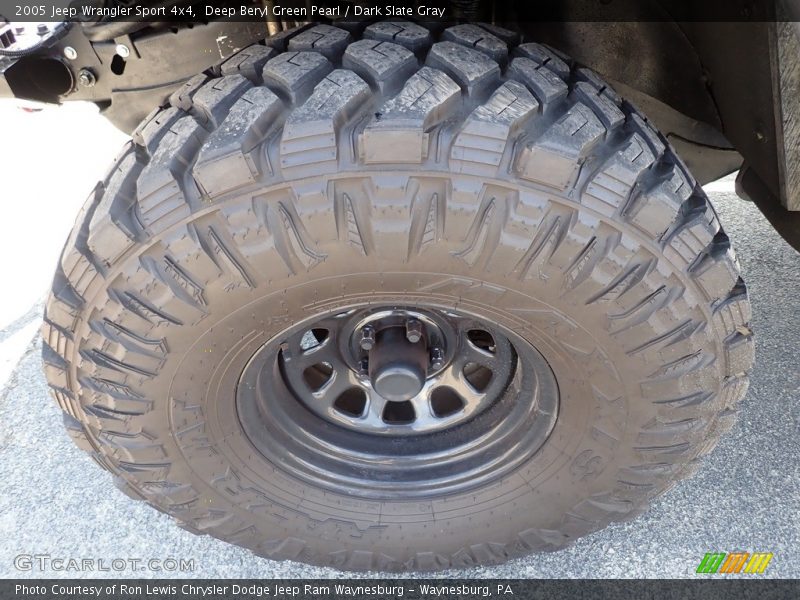 Deep Beryl Green Pearl / Dark Slate Gray 2005 Jeep Wrangler Sport 4x4