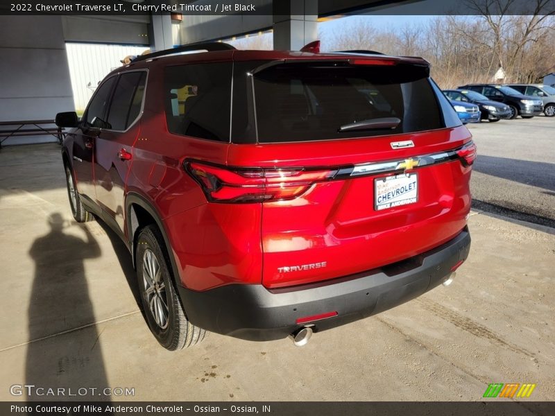 Cherry Red Tintcoat / Jet Black 2022 Chevrolet Traverse LT
