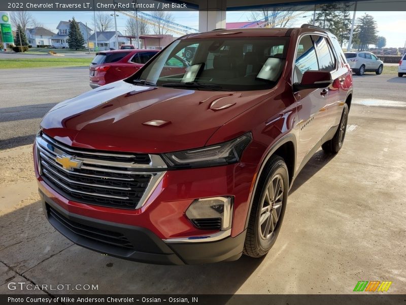 Cherry Red Tintcoat / Jet Black 2022 Chevrolet Traverse LT