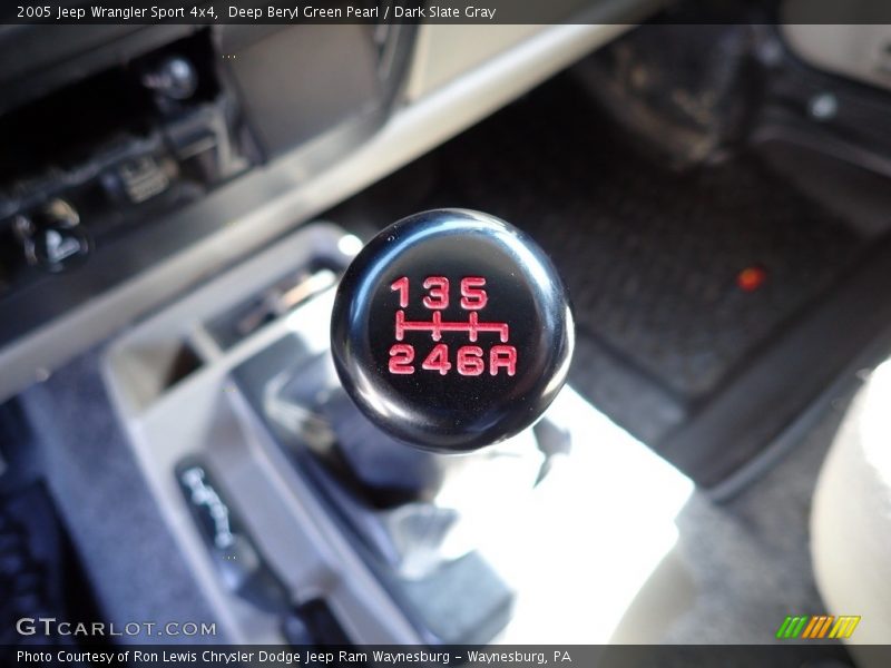 Deep Beryl Green Pearl / Dark Slate Gray 2005 Jeep Wrangler Sport 4x4