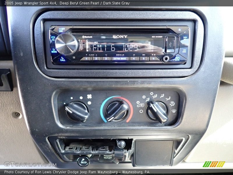 Deep Beryl Green Pearl / Dark Slate Gray 2005 Jeep Wrangler Sport 4x4