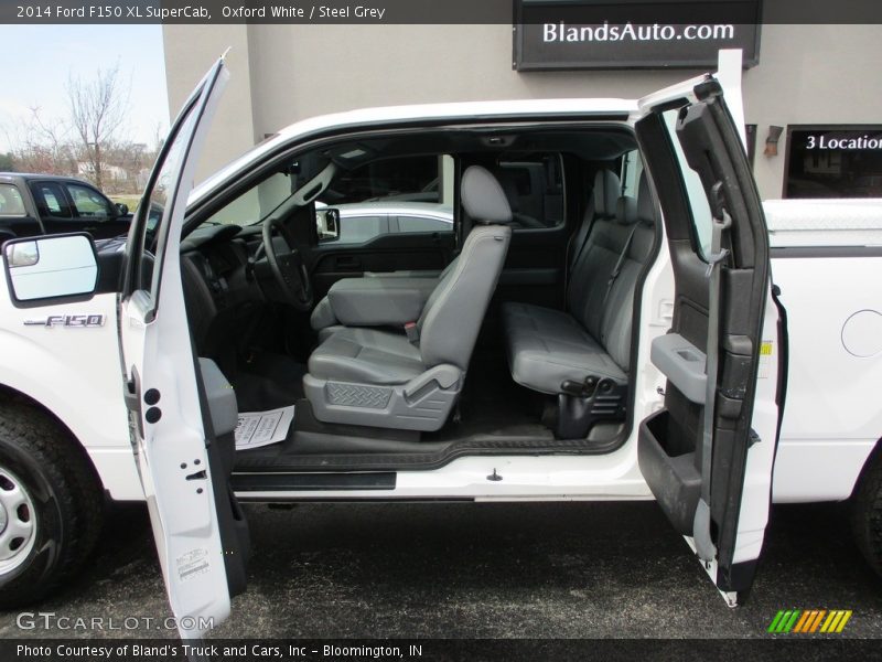 Oxford White / Steel Grey 2014 Ford F150 XL SuperCab