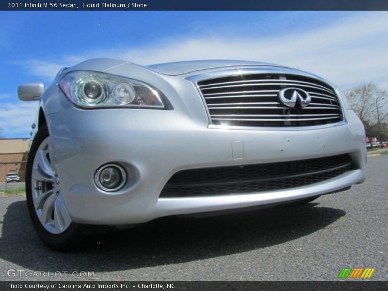 Liquid Platinum / Stone 2011 Infiniti M 56 Sedan