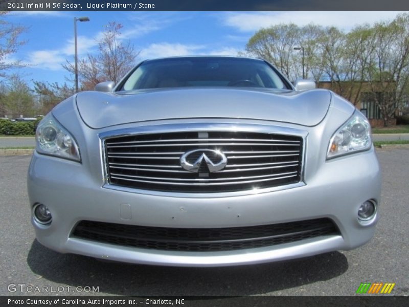 Liquid Platinum / Stone 2011 Infiniti M 56 Sedan