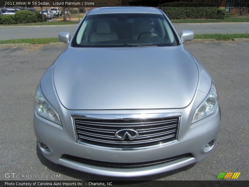 Liquid Platinum / Stone 2011 Infiniti M 56 Sedan