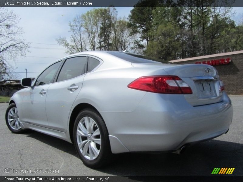 Liquid Platinum / Stone 2011 Infiniti M 56 Sedan