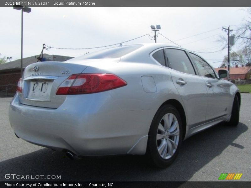 Liquid Platinum / Stone 2011 Infiniti M 56 Sedan