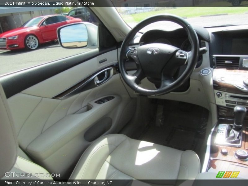 Liquid Platinum / Stone 2011 Infiniti M 56 Sedan