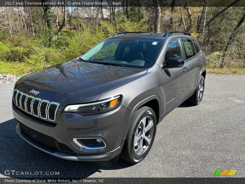 Granite Crystal Metallic / Black 2022 Jeep Cherokee Limited 4x4