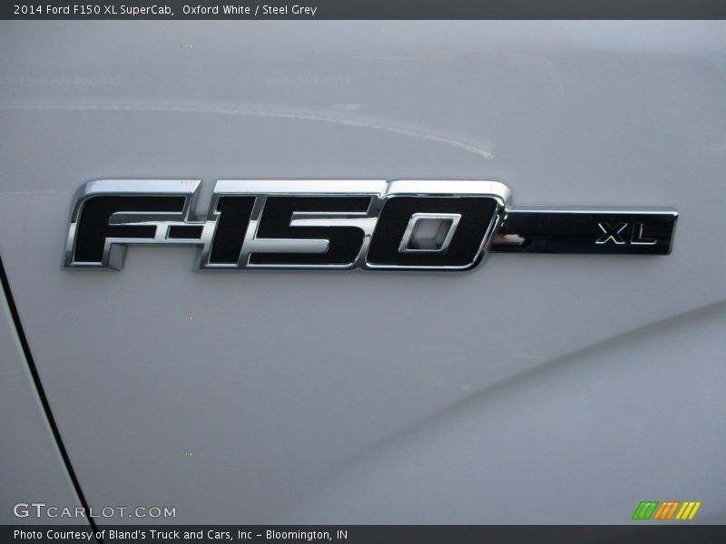 Oxford White / Steel Grey 2014 Ford F150 XL SuperCab