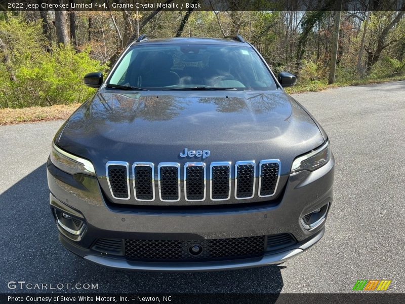 Granite Crystal Metallic / Black 2022 Jeep Cherokee Limited 4x4