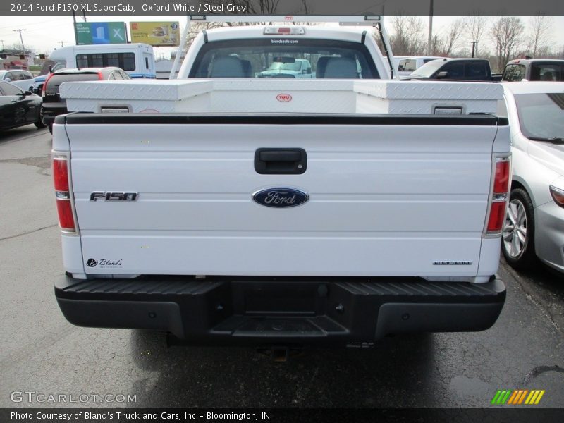 Oxford White / Steel Grey 2014 Ford F150 XL SuperCab