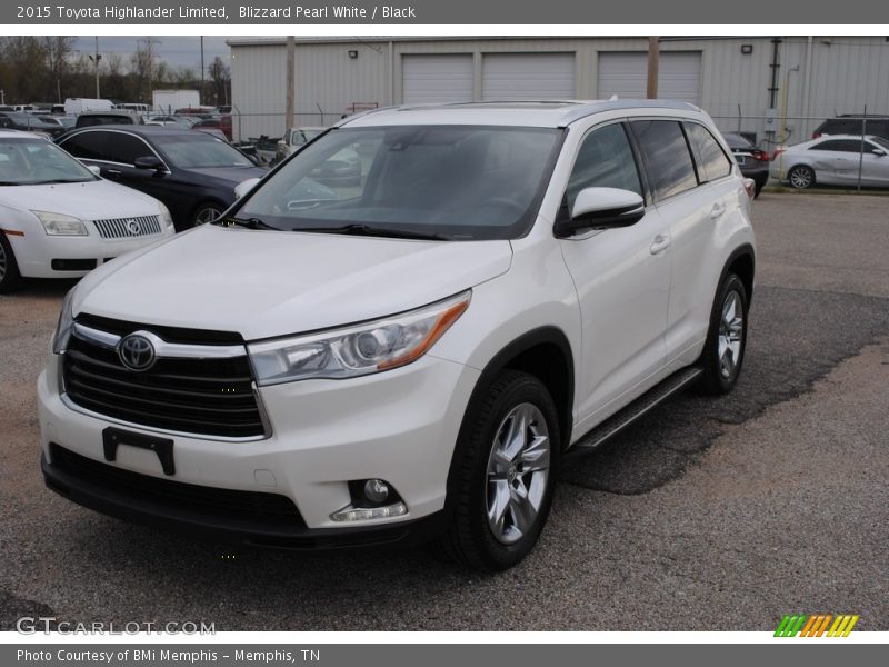 Blizzard Pearl White / Black 2015 Toyota Highlander Limited