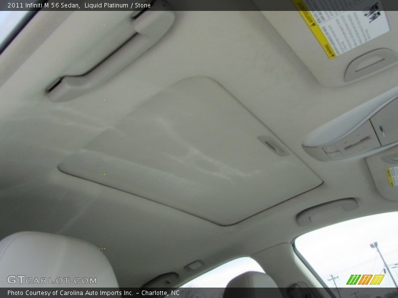 Liquid Platinum / Stone 2011 Infiniti M 56 Sedan