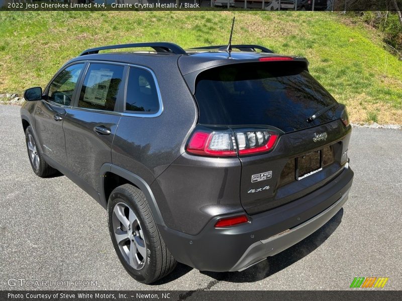 Granite Crystal Metallic / Black 2022 Jeep Cherokee Limited 4x4