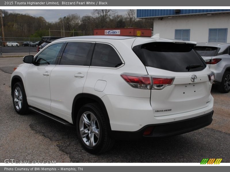 Blizzard Pearl White / Black 2015 Toyota Highlander Limited