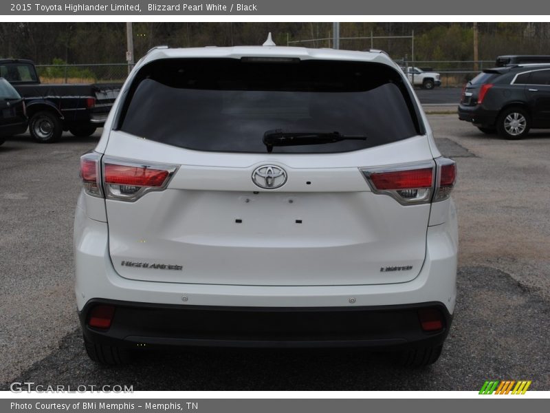 Blizzard Pearl White / Black 2015 Toyota Highlander Limited