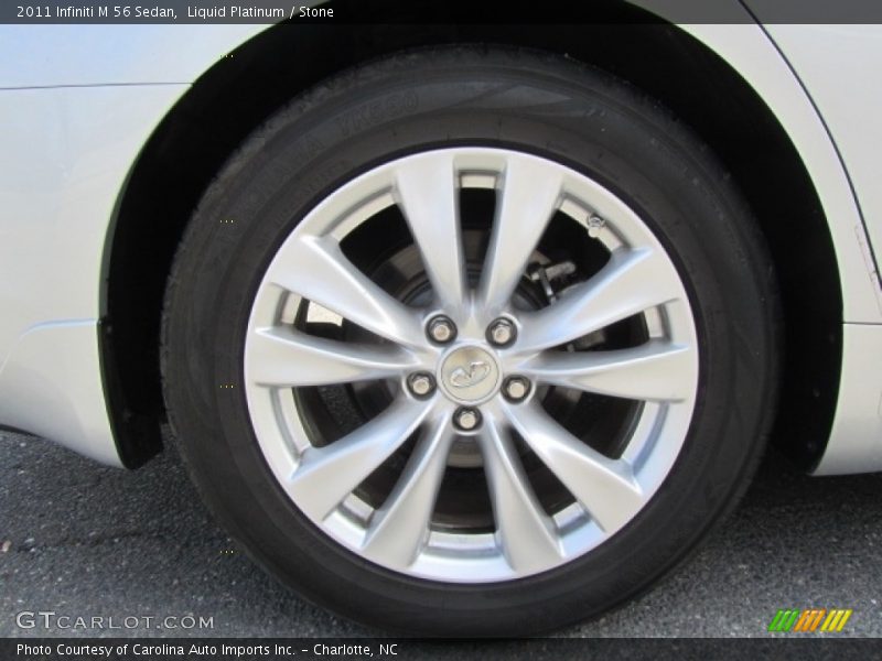 Liquid Platinum / Stone 2011 Infiniti M 56 Sedan