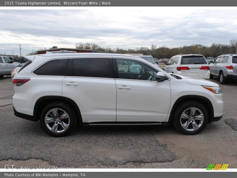 Blizzard Pearl White / Black 2015 Toyota Highlander Limited