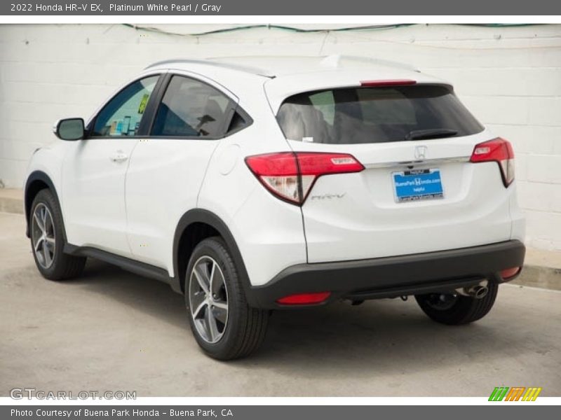 Platinum White Pearl / Gray 2022 Honda HR-V EX