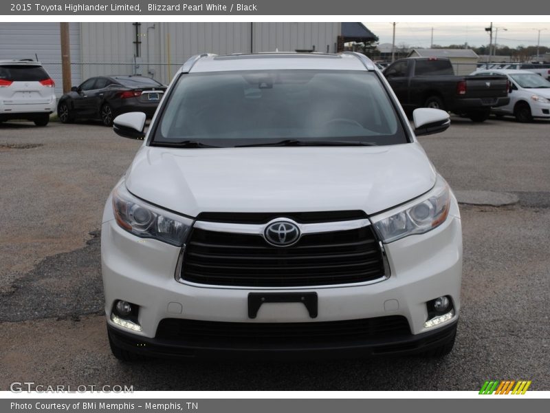 Blizzard Pearl White / Black 2015 Toyota Highlander Limited