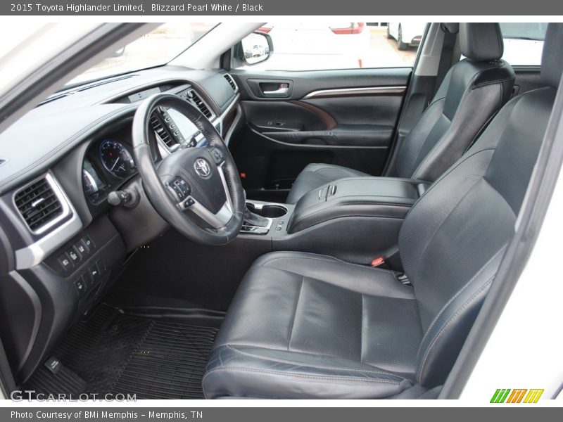 Blizzard Pearl White / Black 2015 Toyota Highlander Limited
