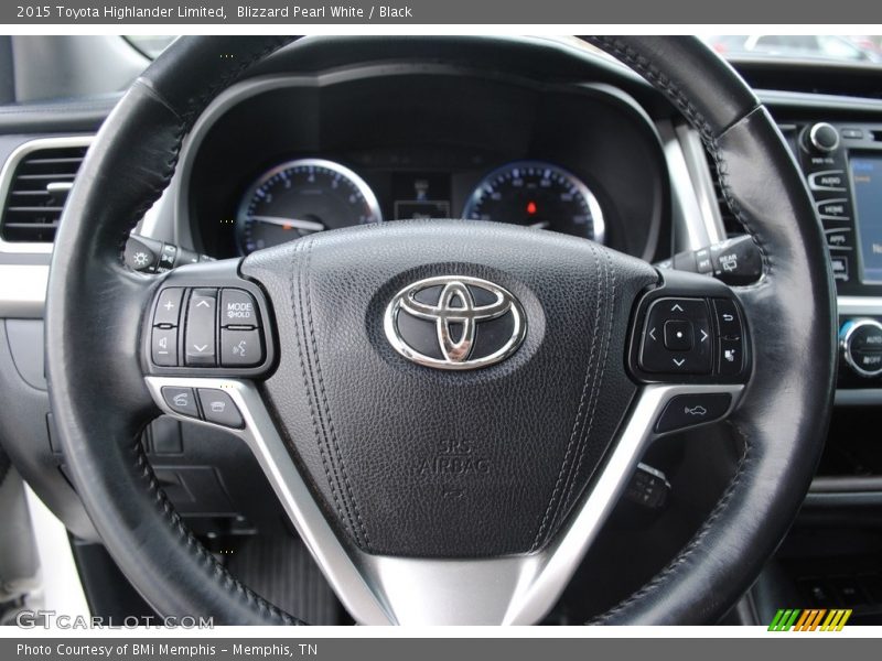 Blizzard Pearl White / Black 2015 Toyota Highlander Limited