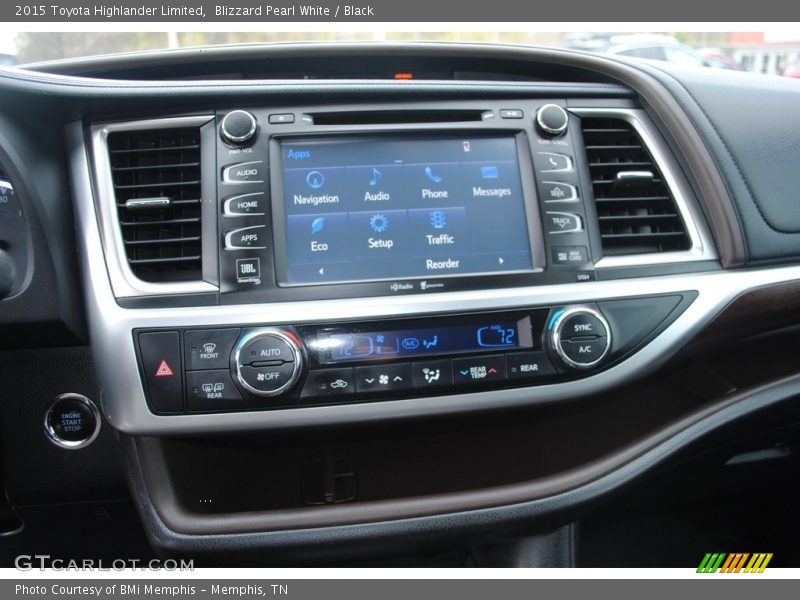 Blizzard Pearl White / Black 2015 Toyota Highlander Limited