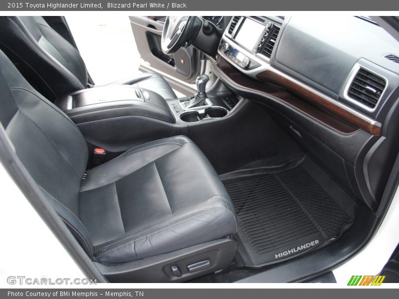 Blizzard Pearl White / Black 2015 Toyota Highlander Limited