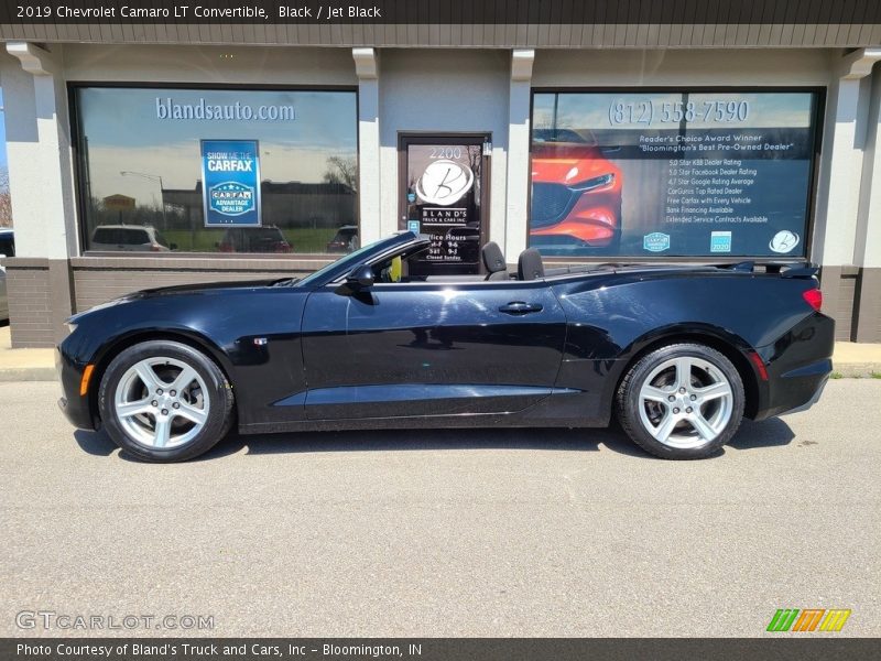 Black / Jet Black 2019 Chevrolet Camaro LT Convertible