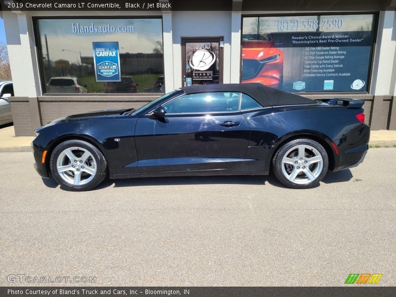 Black / Jet Black 2019 Chevrolet Camaro LT Convertible