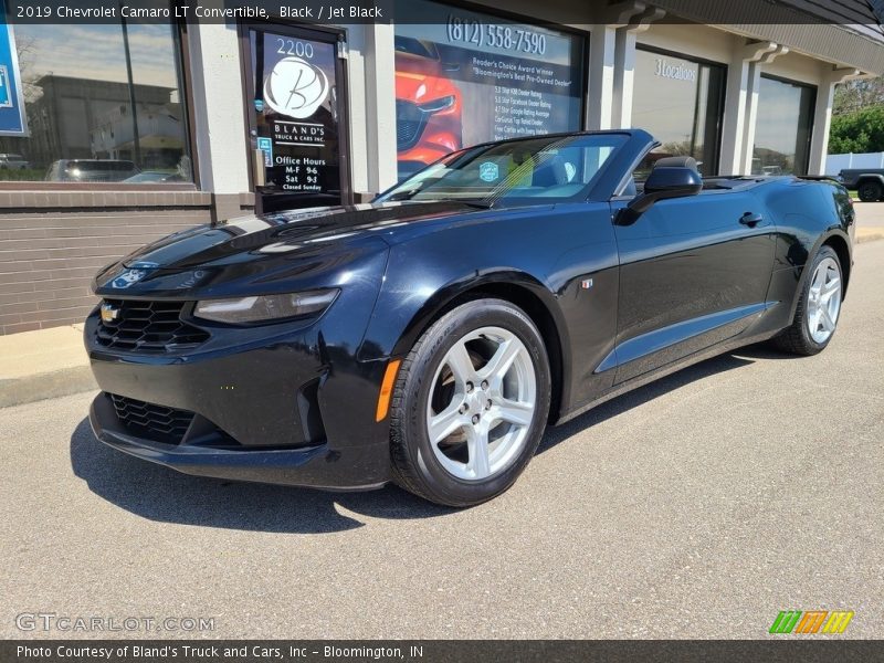 Black / Jet Black 2019 Chevrolet Camaro LT Convertible
