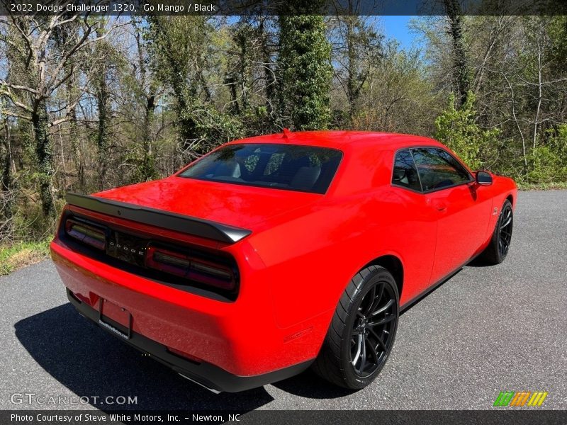 Go Mango / Black 2022 Dodge Challenger 1320