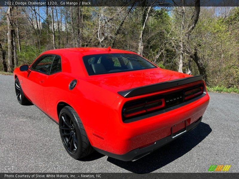 Go Mango / Black 2022 Dodge Challenger 1320