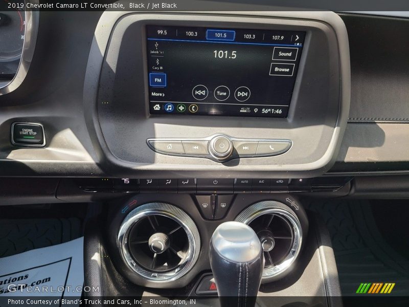 Black / Jet Black 2019 Chevrolet Camaro LT Convertible