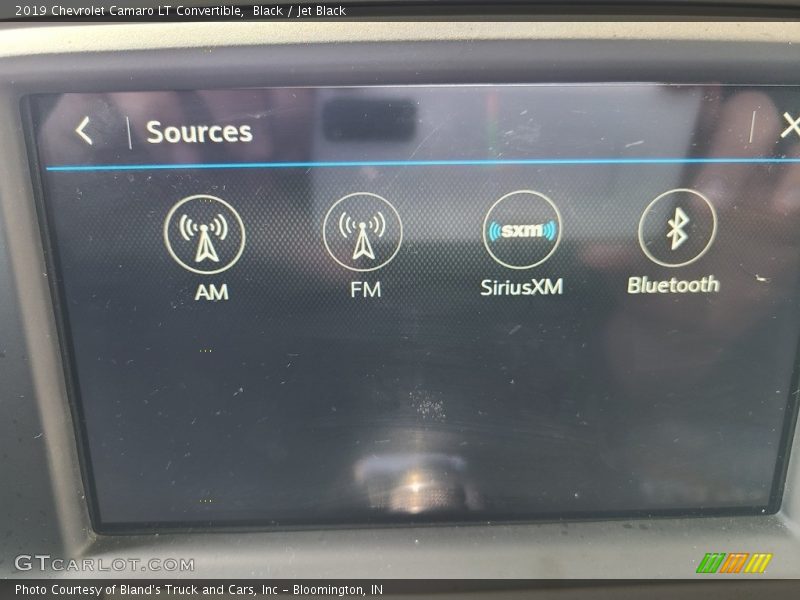 Black / Jet Black 2019 Chevrolet Camaro LT Convertible