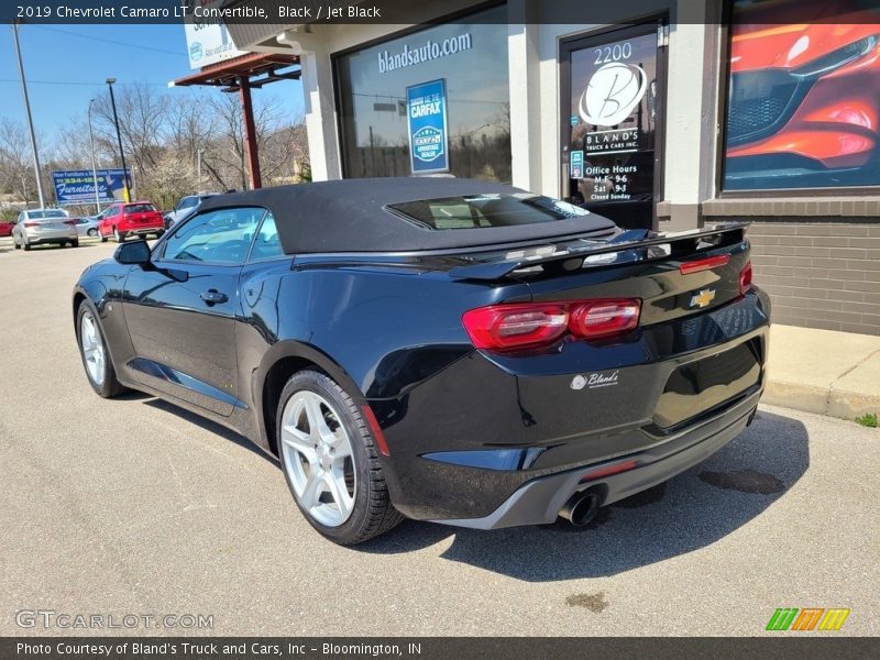 Black / Jet Black 2019 Chevrolet Camaro LT Convertible