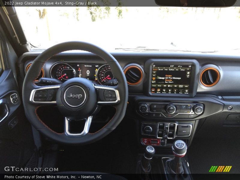 Dashboard of 2022 Gladiator Mojave 4x4
