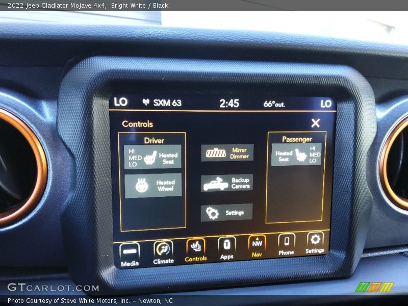 Bright White / Black 2022 Jeep Gladiator Mojave 4x4