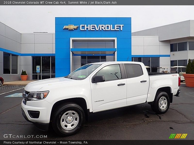 Summit White / Jet Black/Dark Ash 2018 Chevrolet Colorado WT Crew Cab 4x4