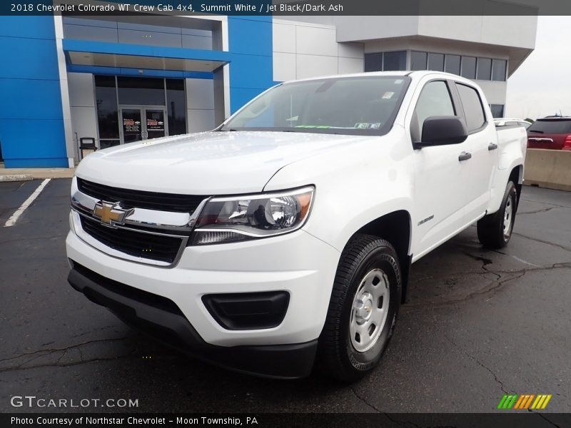 Summit White / Jet Black/Dark Ash 2018 Chevrolet Colorado WT Crew Cab 4x4