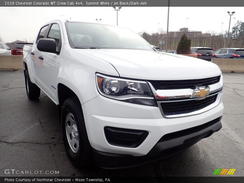Summit White / Jet Black/Dark Ash 2018 Chevrolet Colorado WT Crew Cab 4x4