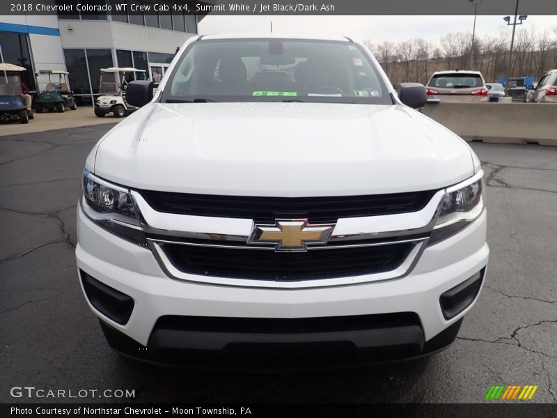 Summit White / Jet Black/Dark Ash 2018 Chevrolet Colorado WT Crew Cab 4x4