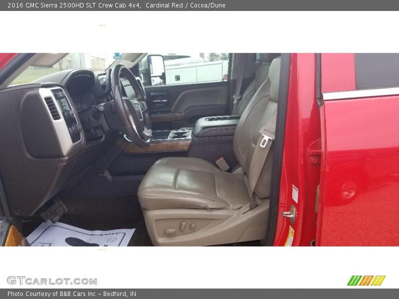 Cardinal Red / Cocoa/Dune 2016 GMC Sierra 2500HD SLT Crew Cab 4x4